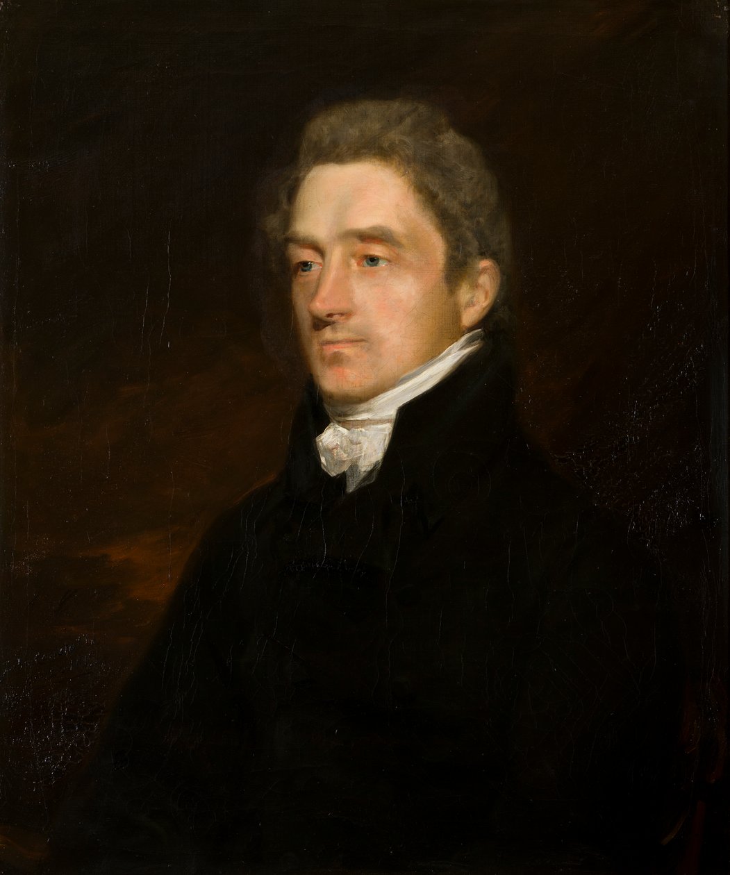 ホンの肖像画。 ジョージ・ブリッジマン牧師、1800～32年頃（キャンバスに油彩） 作： ジョン・コンスタブル
