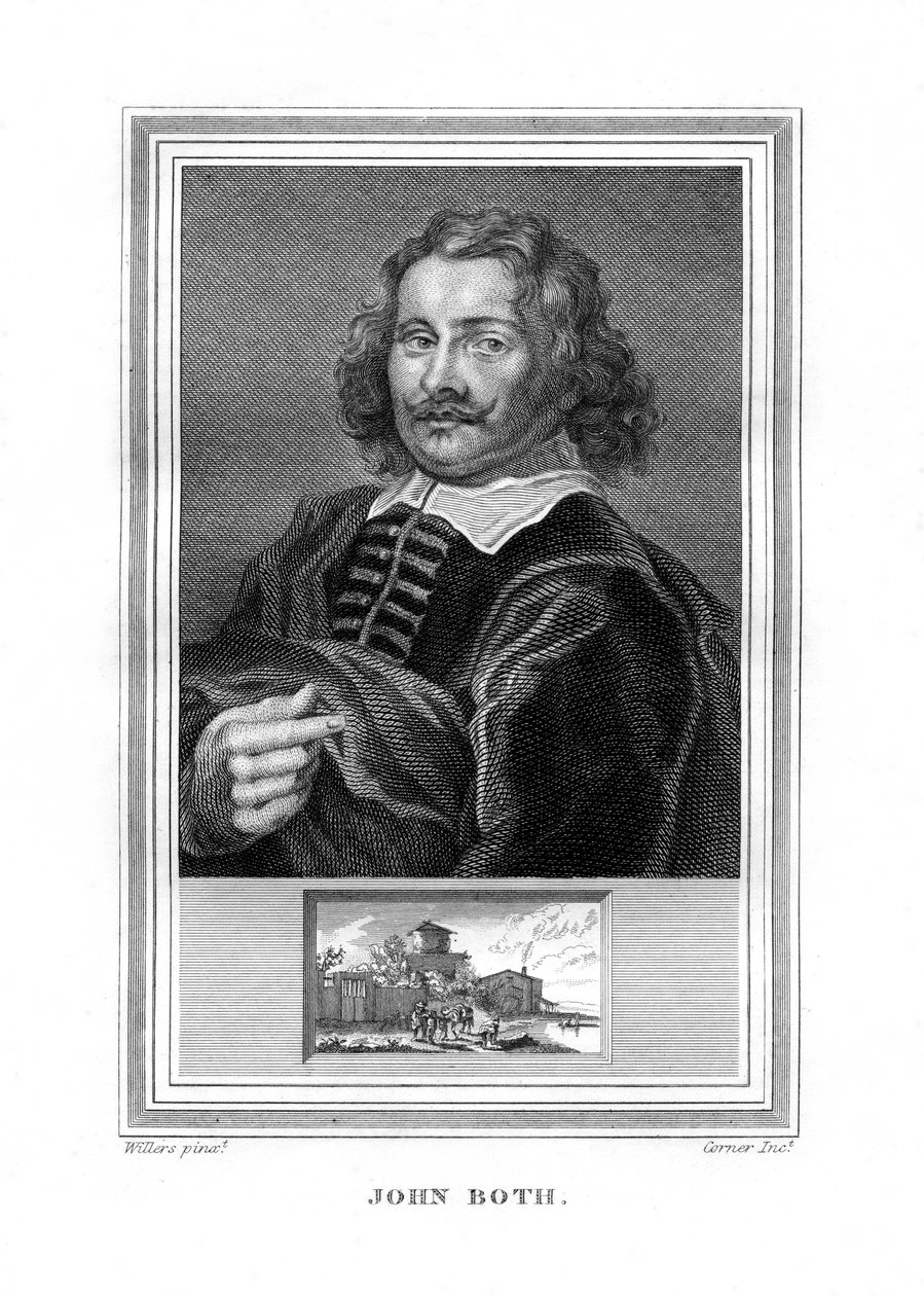 Jan Dirksz Both、オランダのバロック時代の画家、1825年。 作： ジョン・コーナー