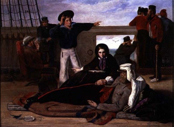 家の近く、1858 作： ジョン・ダルビアック・ルアード