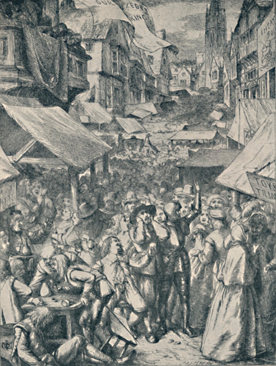 バニティフェア。巡礼者の進歩からJohn Bunyan、c1850-1890、1923 作： ジョン・ドーソン・ワトソン