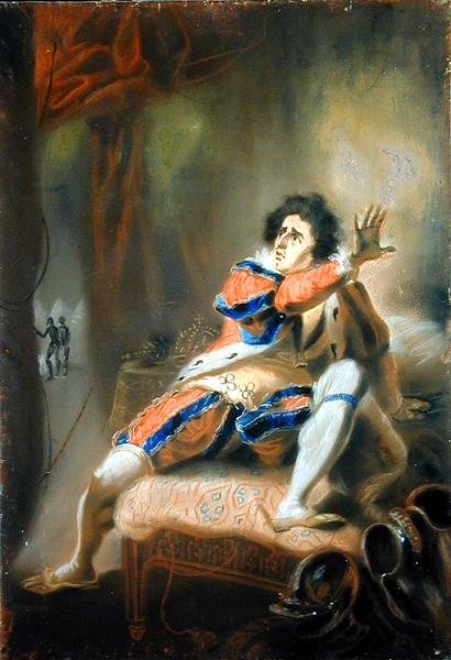 ジョン・フィリップ・ケンブル（1757-1823） - シェイクスピアの「リチャード3世」（パステル、ベラム 作： ジョン・エックシュタイン