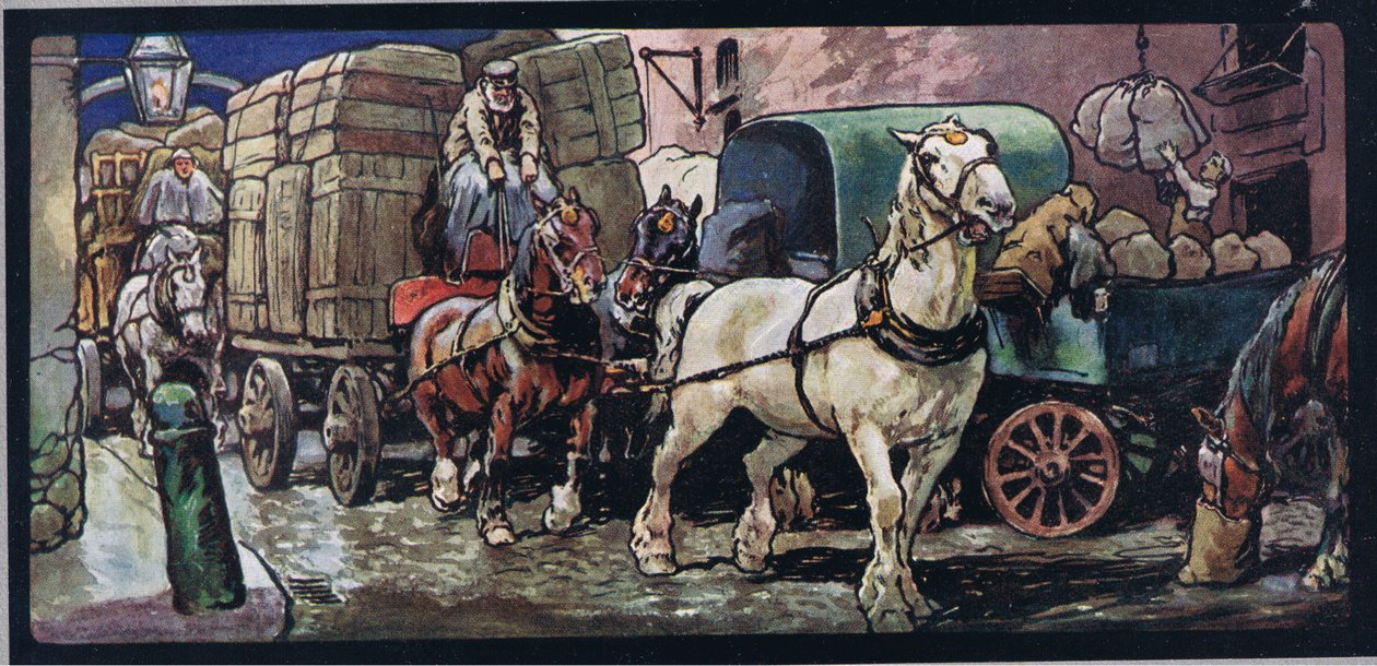 1919年に出版されたGladys Davidsonによる「Helpers Without Hands」のイラスト（カラーリソ） 作： ジョン・エドウィン・ノーブル