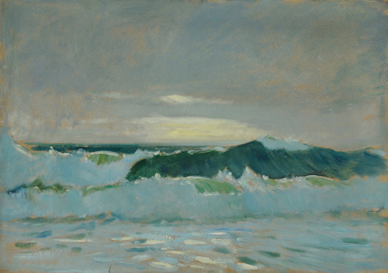 海景、19世紀後半から20世紀半ば（紙に油彩） 作： ジョンエベレット