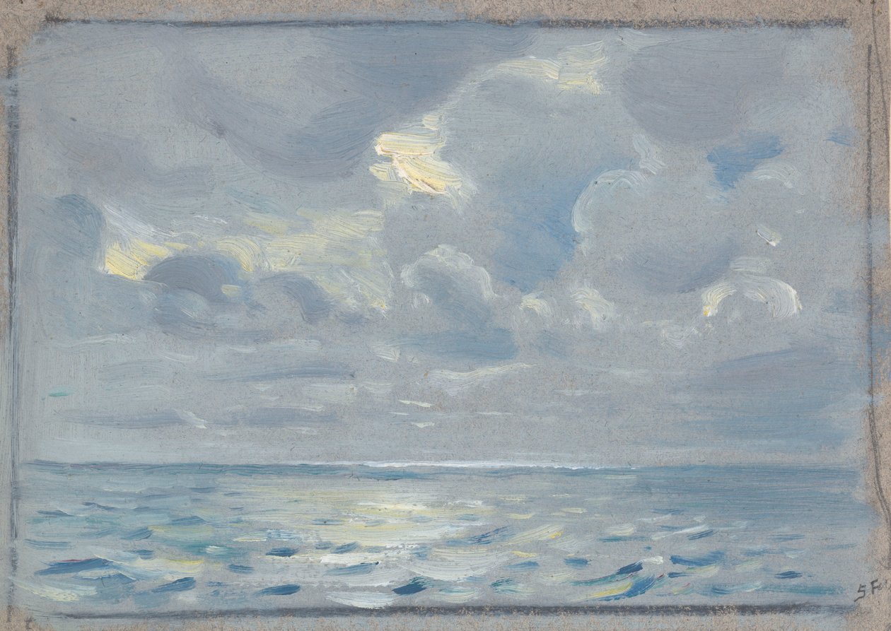 海景、19世紀後半から20世紀半ば（絵画） 作： ジョンエベレット