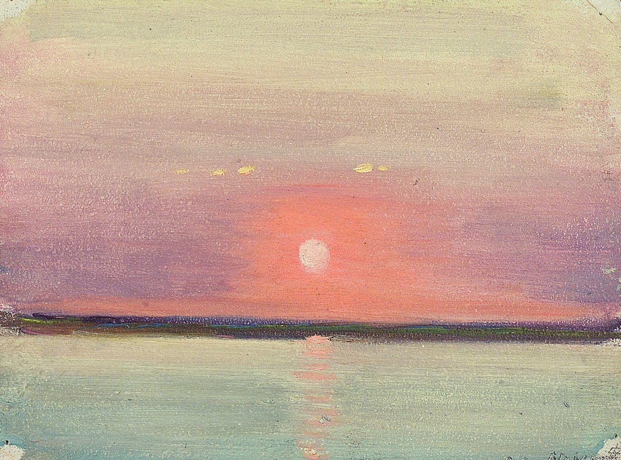 海景、20世紀初頭から半ば（油彩、紙） 作： ジョンエベレット