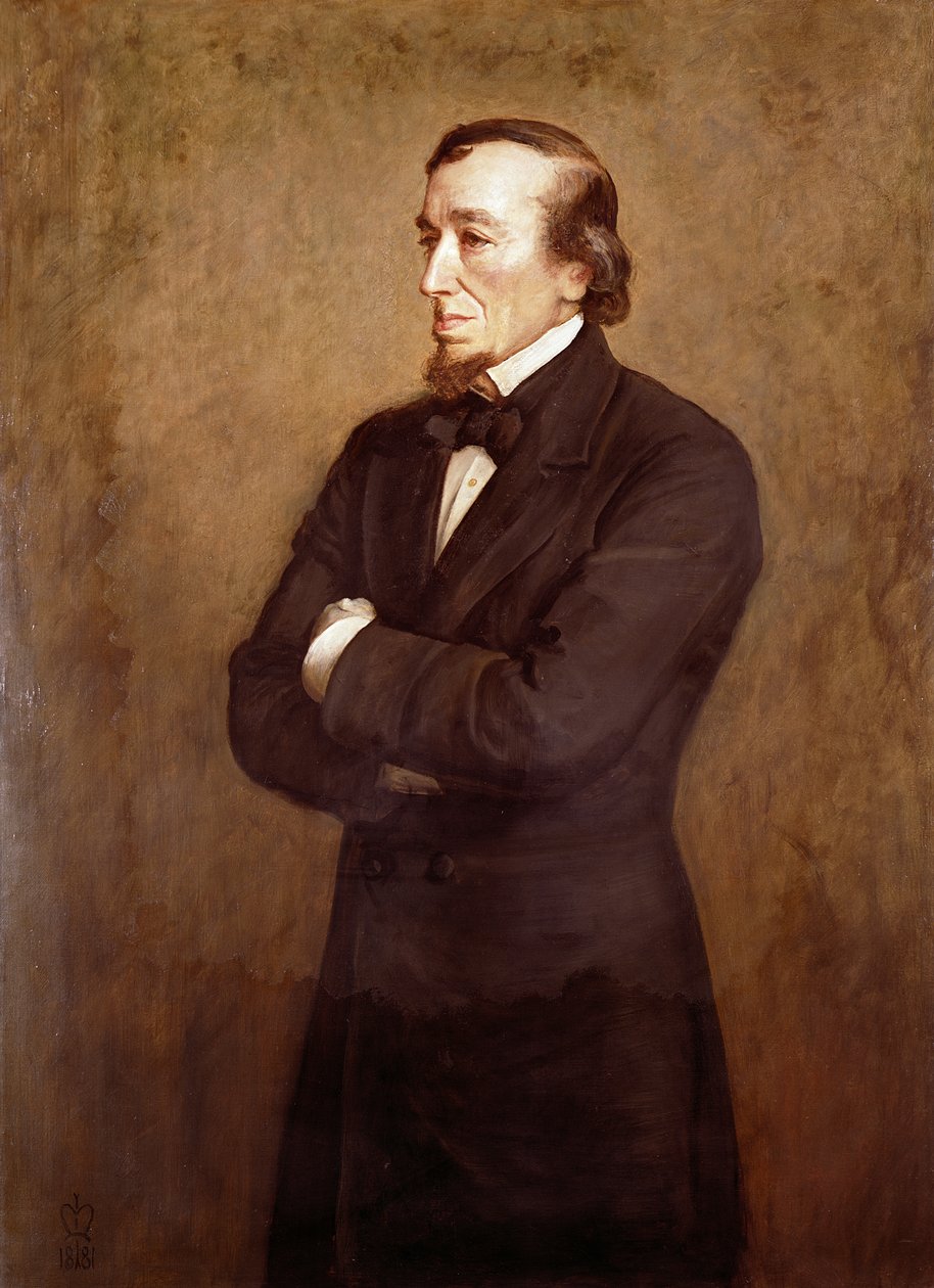 ベンジャミン・ディズレーリの肖像（1804-1881）ビーコンズフィールド伯爵、1881年 作： ジョン・エバレット・ミレー