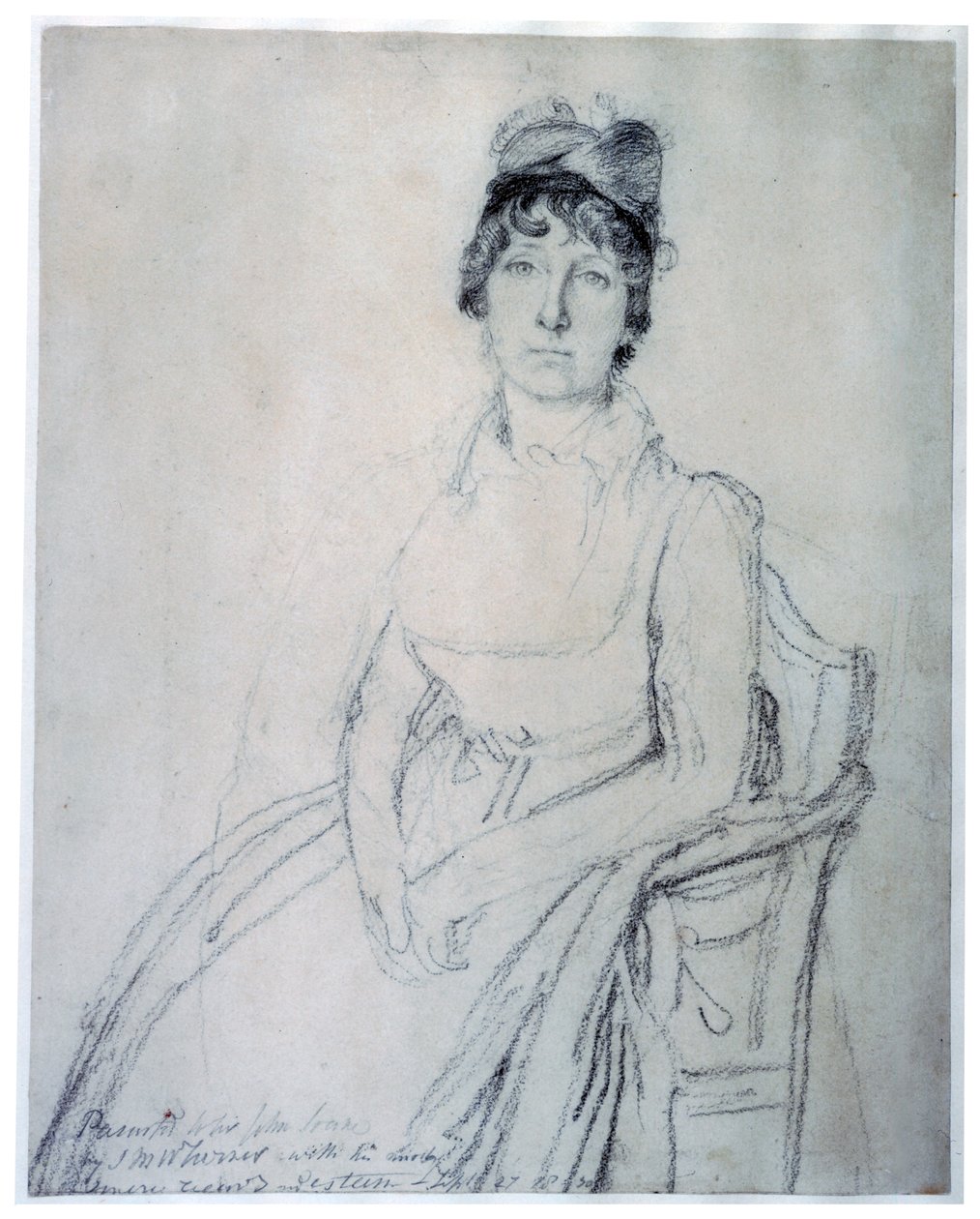 Eliza Soaneのスケッチ、1800年頃 作： ジョン・フラックスマン