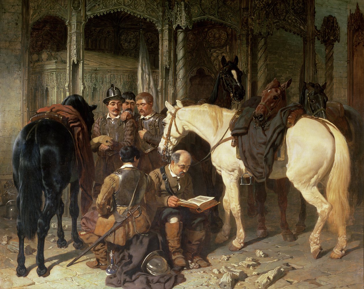 1847-51年、アランデル教会でのラウンドヘッド 作： ジョン・フレデリック・ヘリング・シニア