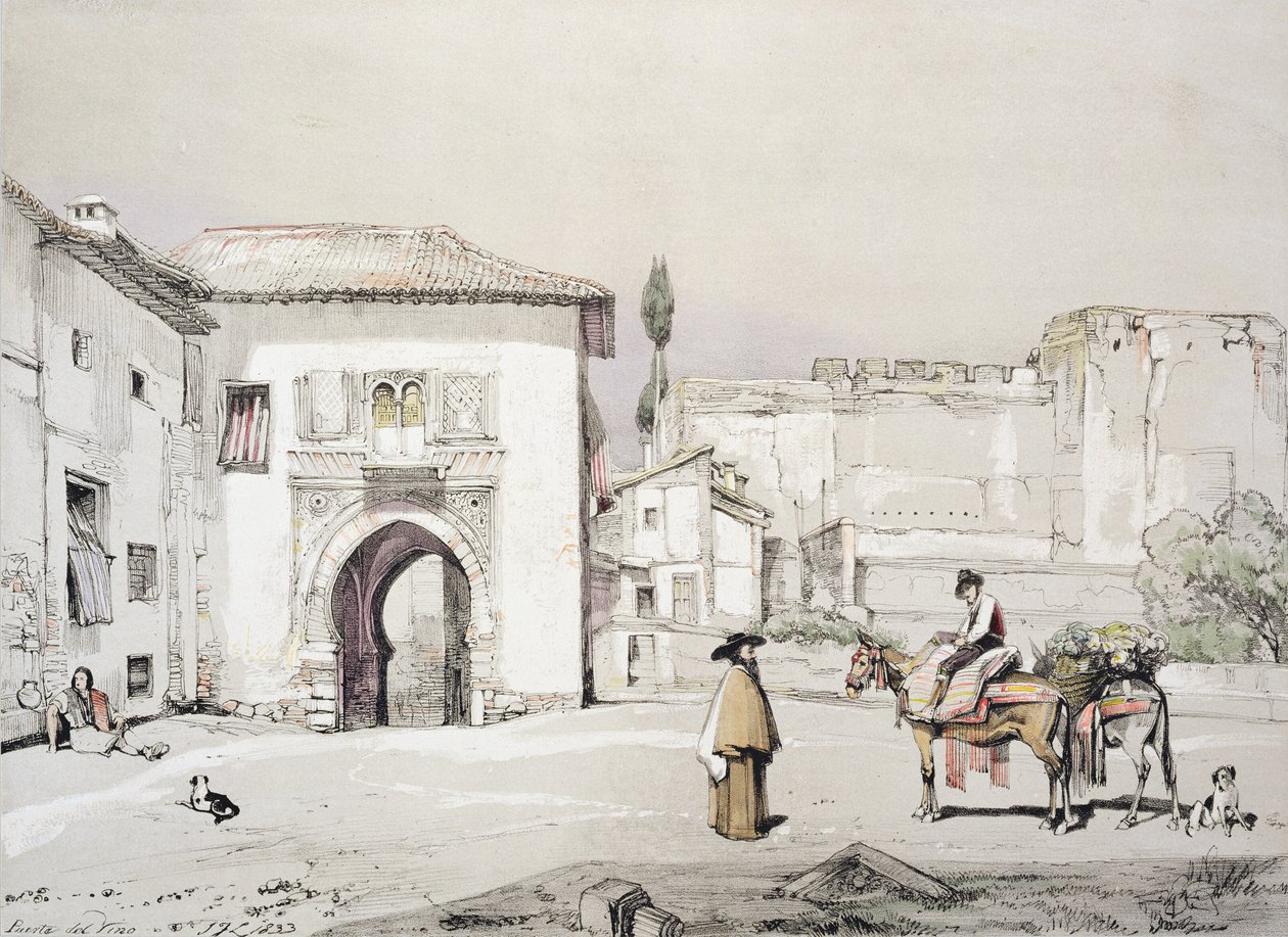 ジェームズ・ダフィールド・ハーディング（1798-1863）、1833 作： ジョン・フレデリック・ルイス