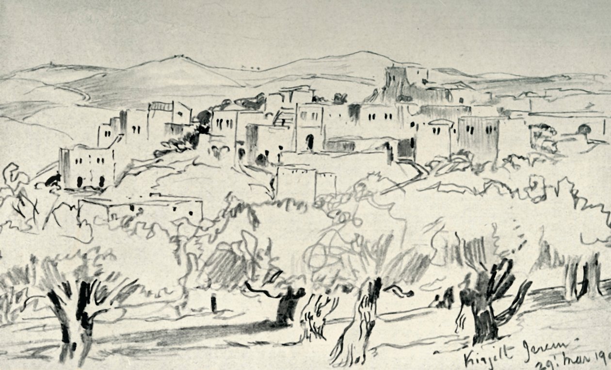 Kirjath-Jearim、1902年。 作： John Fulleylove