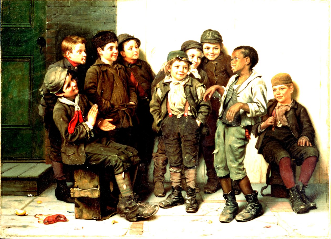 ストリートダンス、1883年 作： ジョンジョージブラウン