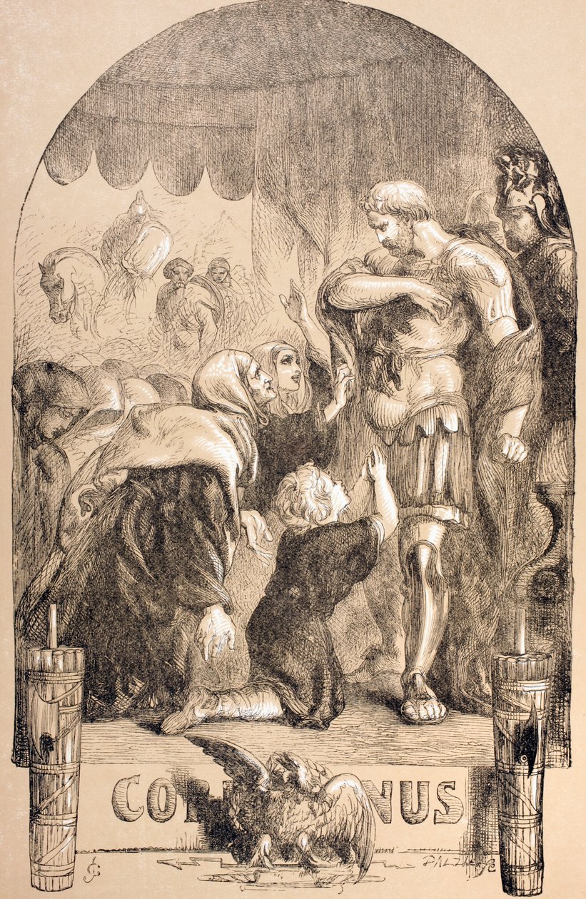 Coriolanus、1890 作： ジョン・ギルバート