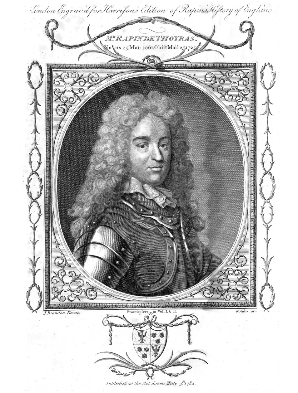 Rapin De Thoyras、1784年。 作： ジョン・ゴールダー