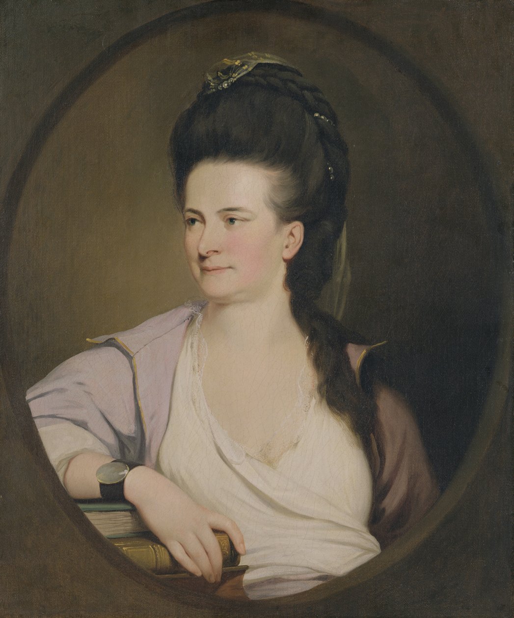 不明な女性、1770年頃 作： ジョン・ハミルトン・モーティマー