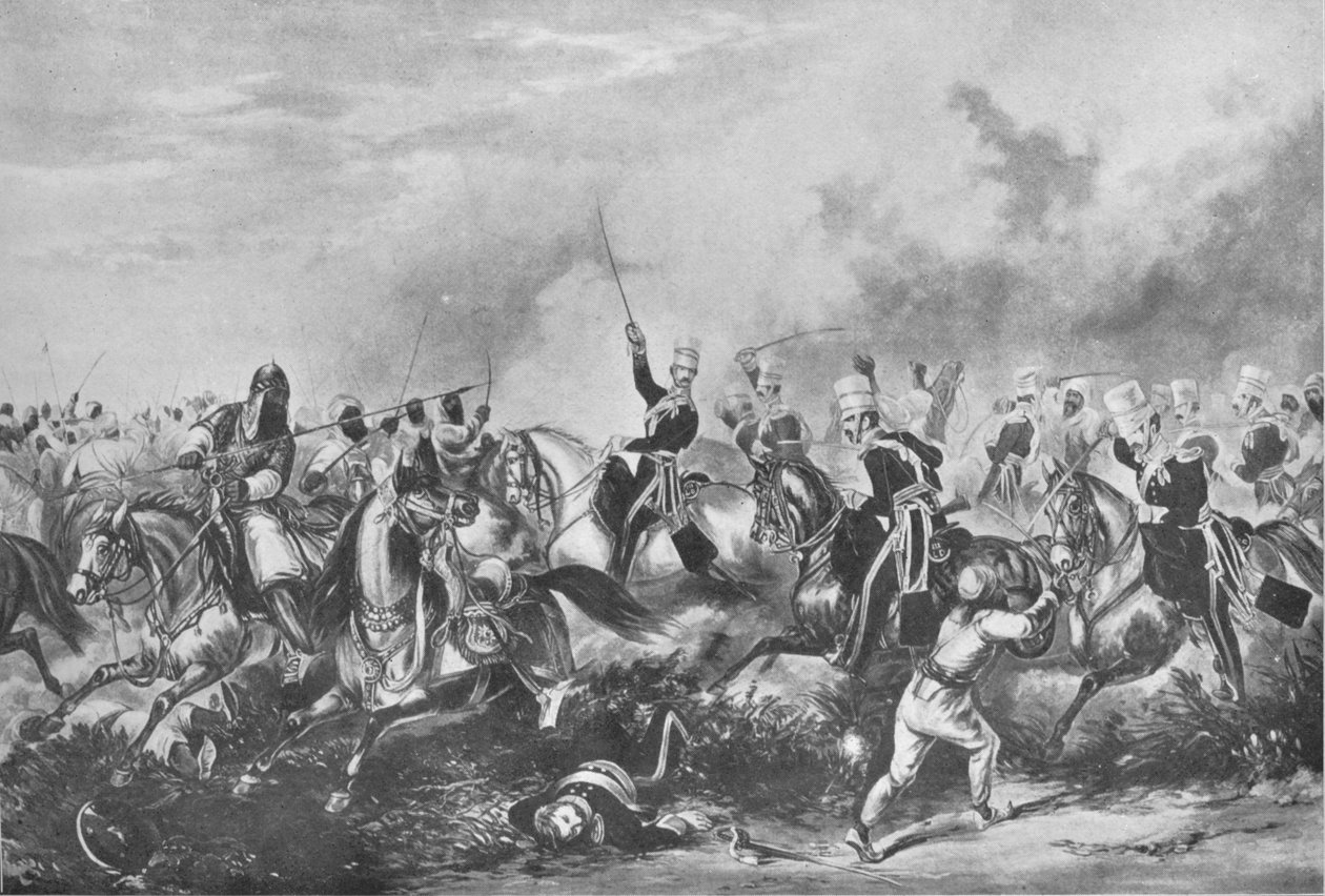 チリエンワラの第3ライトドラグーン、1849年、1849年1909年 作： ジョン・ハリス・ジュニア