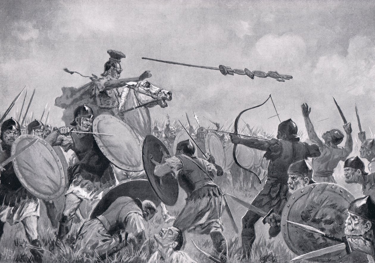 ボルシア人とのローマの戦い 作： ジョン・ハリス・ヴァルダ