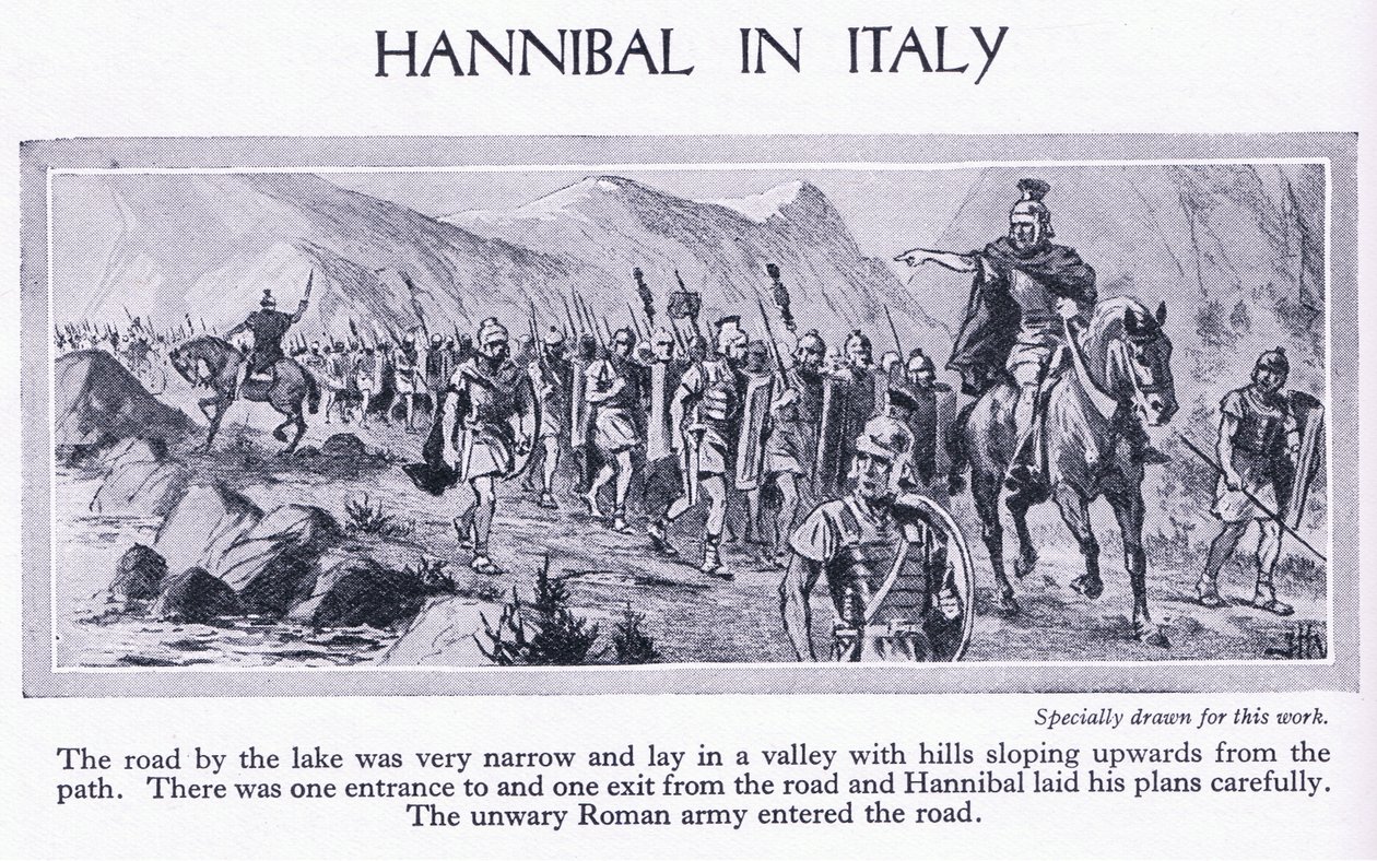 イタリアのハンニバル、1950年頃 作： ジョン・ハリス・ヴァルダ