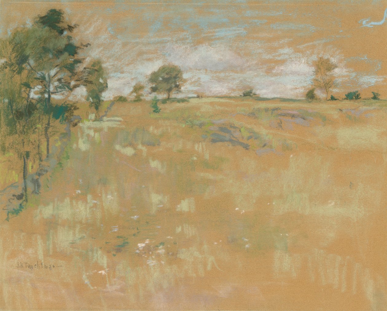 Weiden, Branchville, Connecticut 作： ジョン・ヘンリー・トゥワクトマン