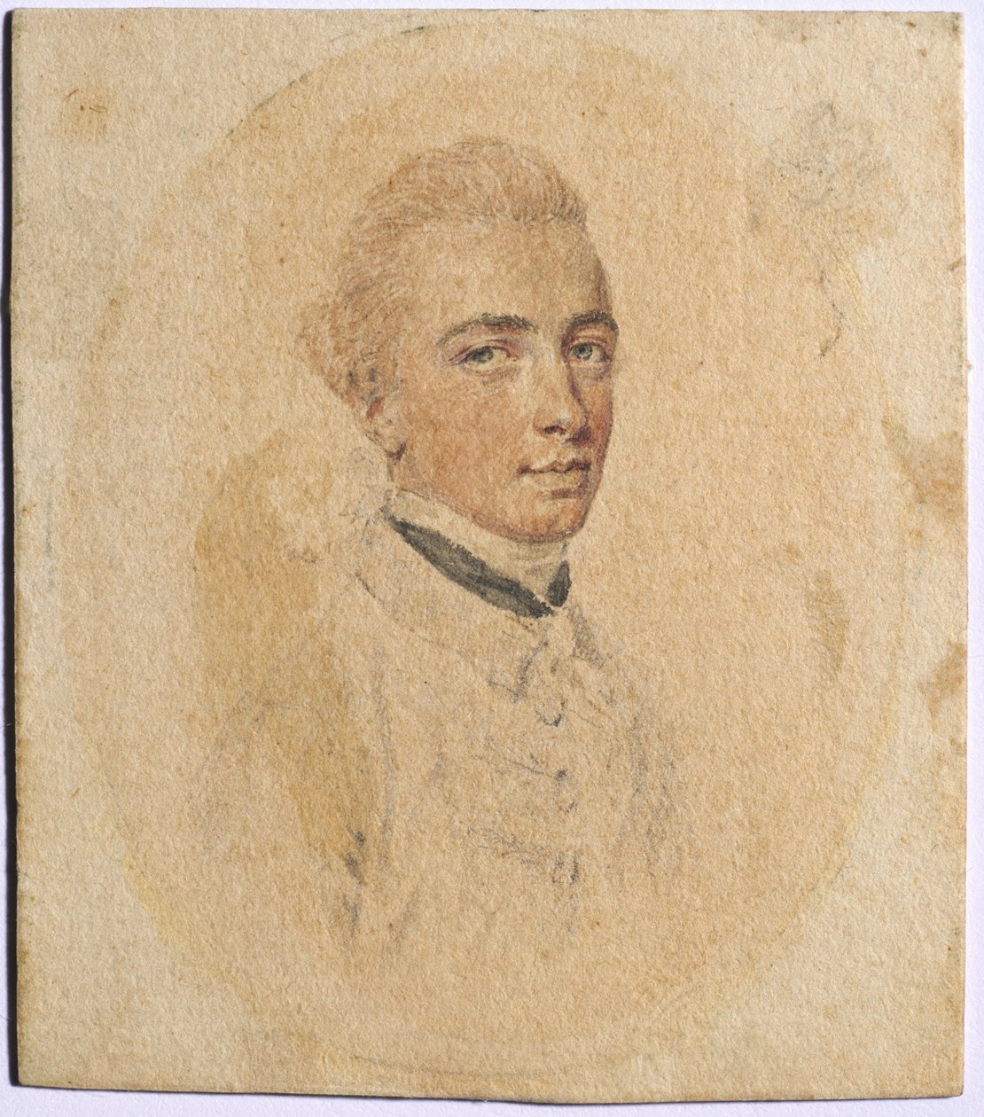 男の肖像c。 1775年。 作： ジョン・スマート