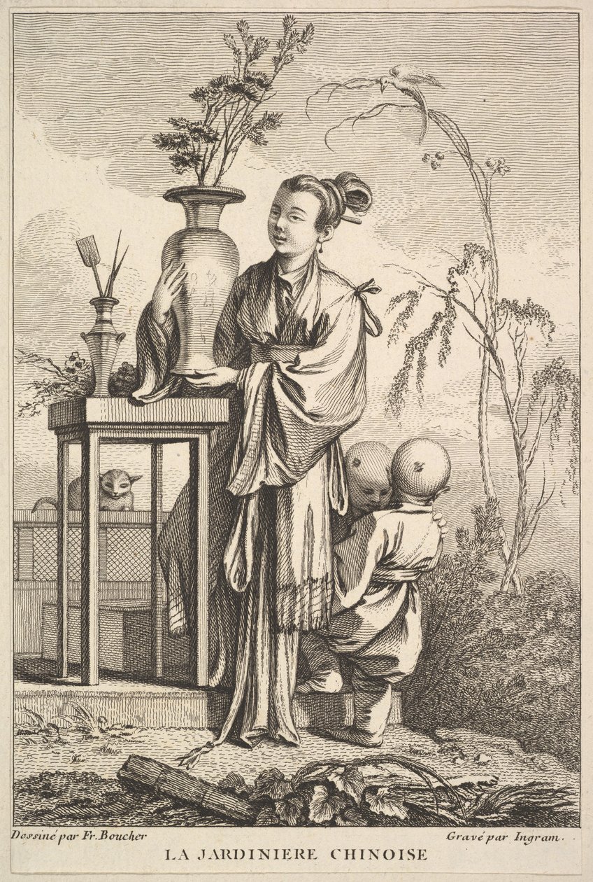The Chinese Gardener, 1741-63. 作： ジョン・イングラム