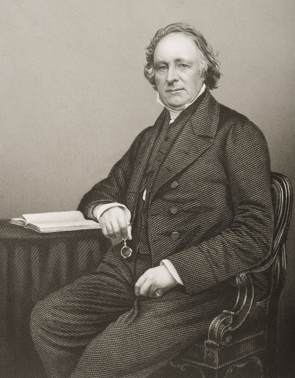 Thomas Binney（1798-1874）は、DJパウンドが「著名な人物の応接室、第2巻」の写真から1860年にロンドンで出版したものを彫刻したものです。 作： ジョン・ジャベス・エドウィン・ペイズリー・メイオール