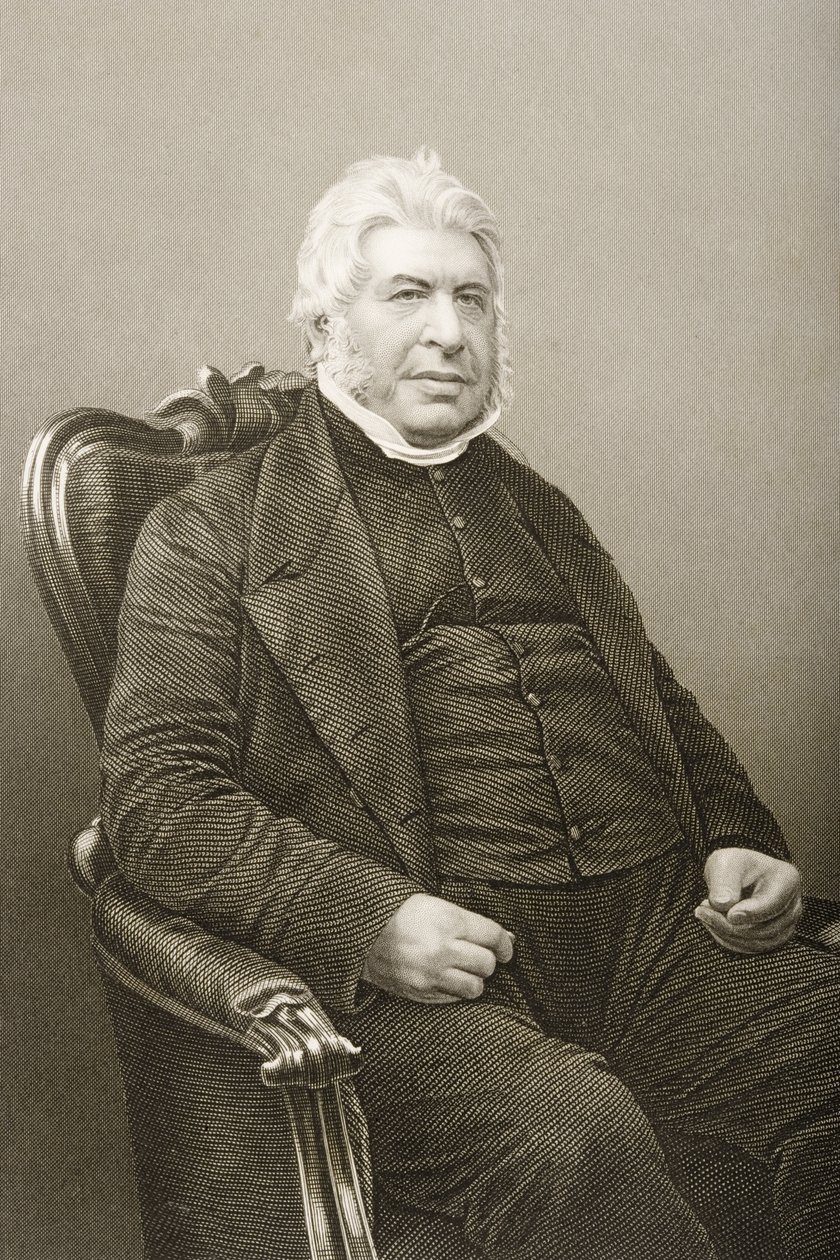 Walter Farquhar Hook（1798-1875）は、DJパウンドによって写真から刻まれました。 作： ジョン・ジャベス・エドウィン・ペイズリー・メイオール
