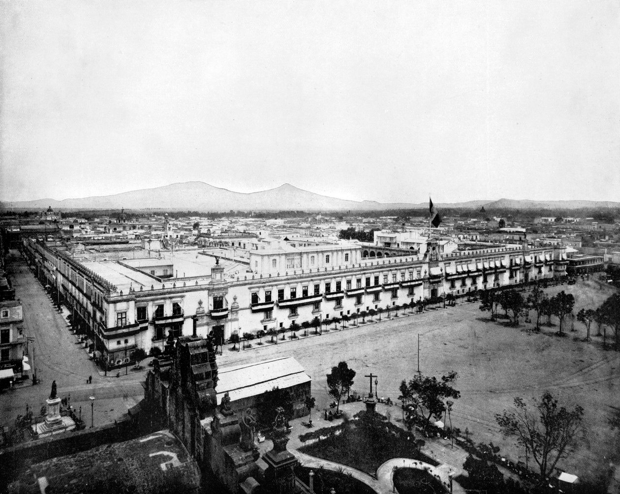 メキシコ市のパノラマ、1893年。 作： ジョン・L・ストッダード