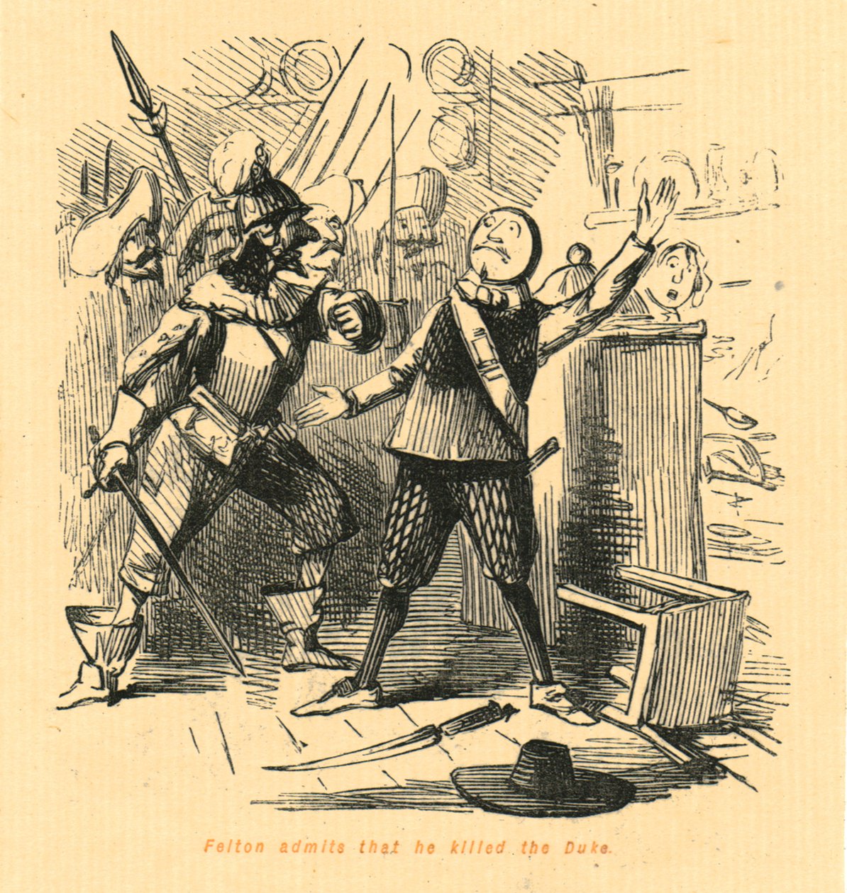 フェルトンは、1897年に公爵を殺したことを認めている。 作： ジョン・リーチ