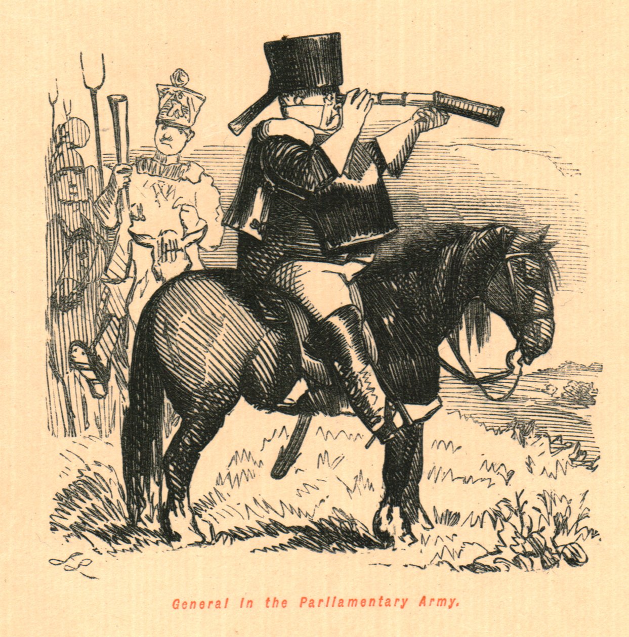 議会軍の将軍、1897年。 作： ジョン・リーチ