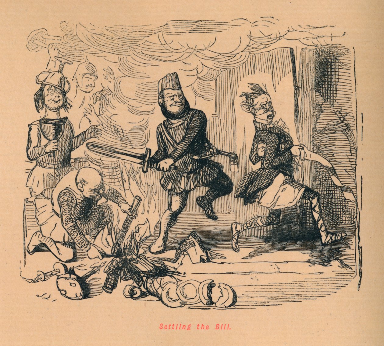 法案の解決、c1860、c1860 作： ジョン・リーチ