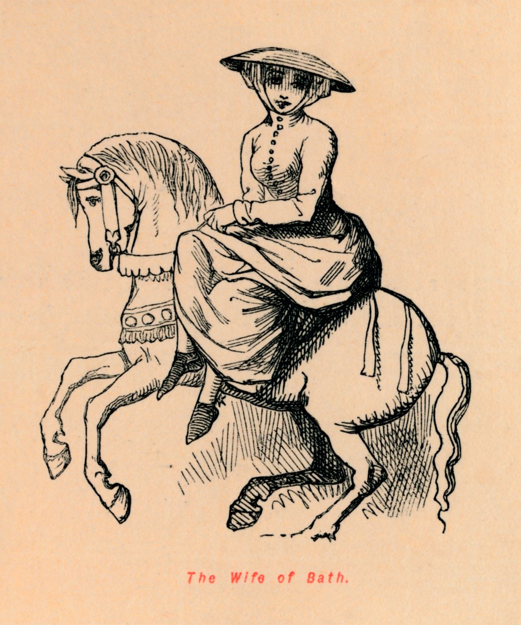 バースの妻、c1860、c1860 作： ジョン・リーチ