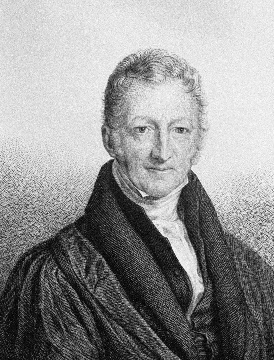 トーマス・ロバート・マルサス1766-1834の肖像 作： ジョン・リンネル