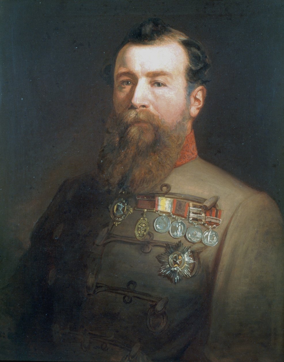 准将ハリー・ラムズデン卿CB（1821-96）c.1866 作： ジョン・マクラーレン・バークレイ