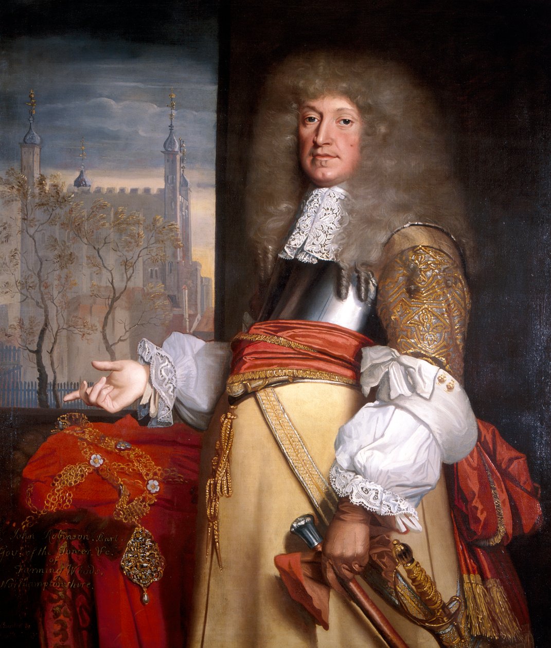 サー・ジョン・ロビンソン、市長 1662 年。 作： ジョンマイケルライト
