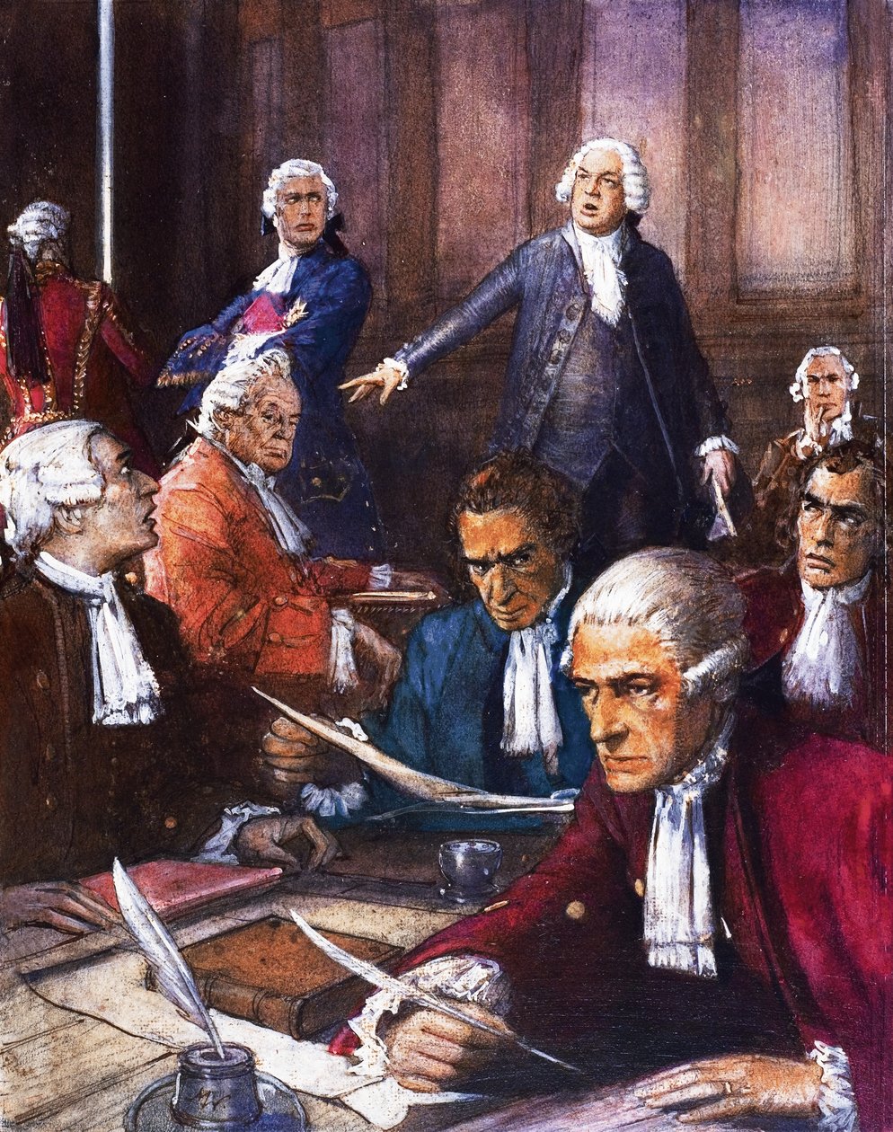 フランス国民議会 作： ジョン・ミラー・ワッツ