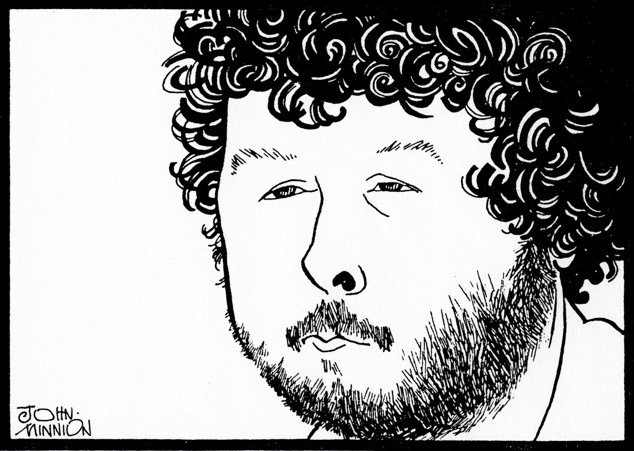 BIRTWISTLE, Harrison - ジョン・ミニオンによる風刺画 イギリスの作曲家 作： ジョン・ミニオン