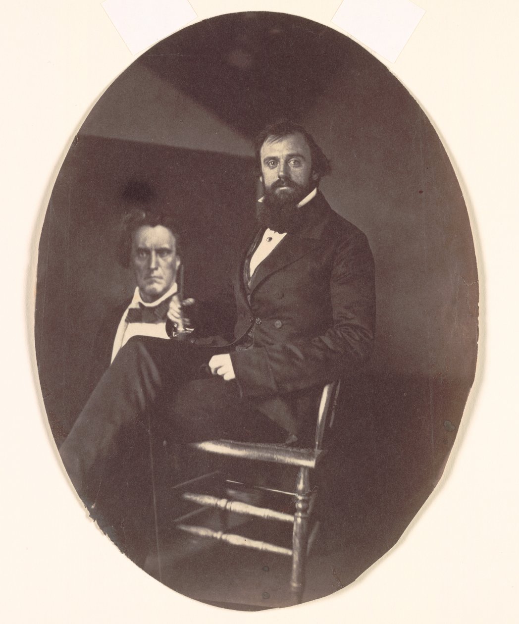 ジョン・R・ジョンストンと絵画、1850年代後半。 作： ジョン・R・ジョンストン