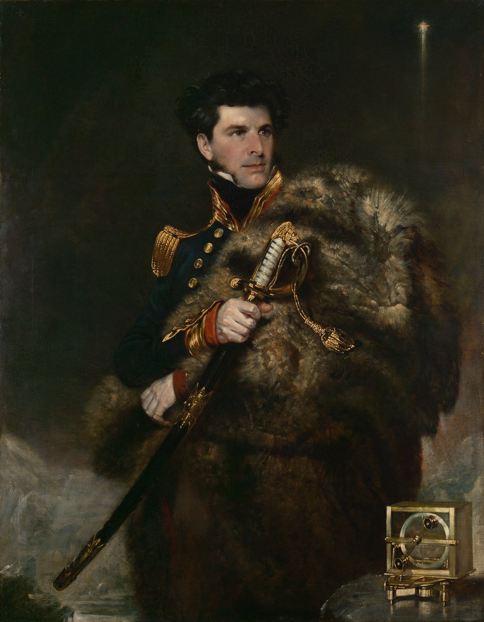 ジェームズ・クラーク・ロス中佐（1800-1862） 作： ジョン・ロバート・ワイルドマン