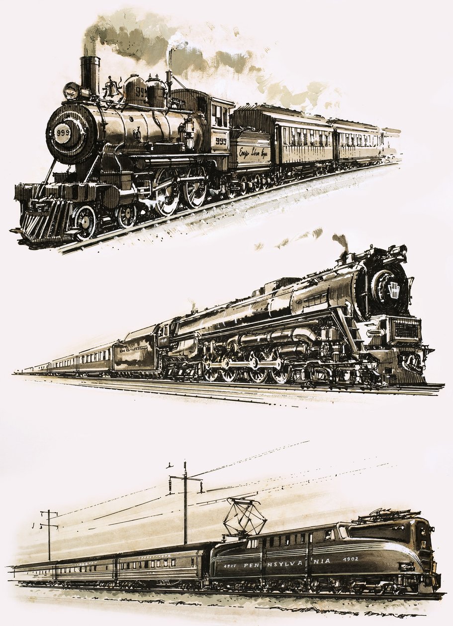 米国鉄道のモンタージュ 作： ジョン・S・スミス