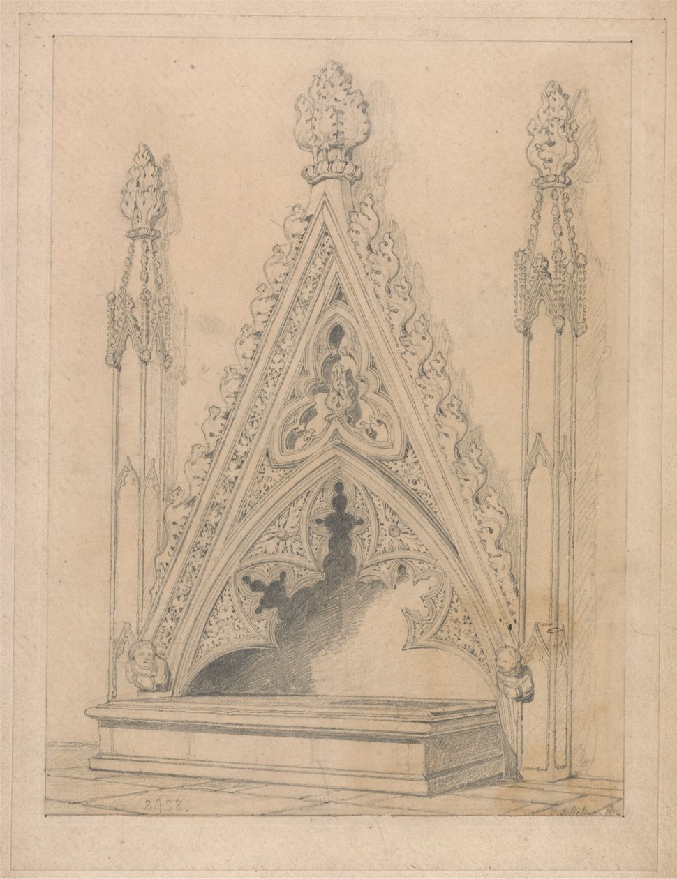 Um monumento na igreja de Raveningham, Norfolk 作： ジョンセルコットマン