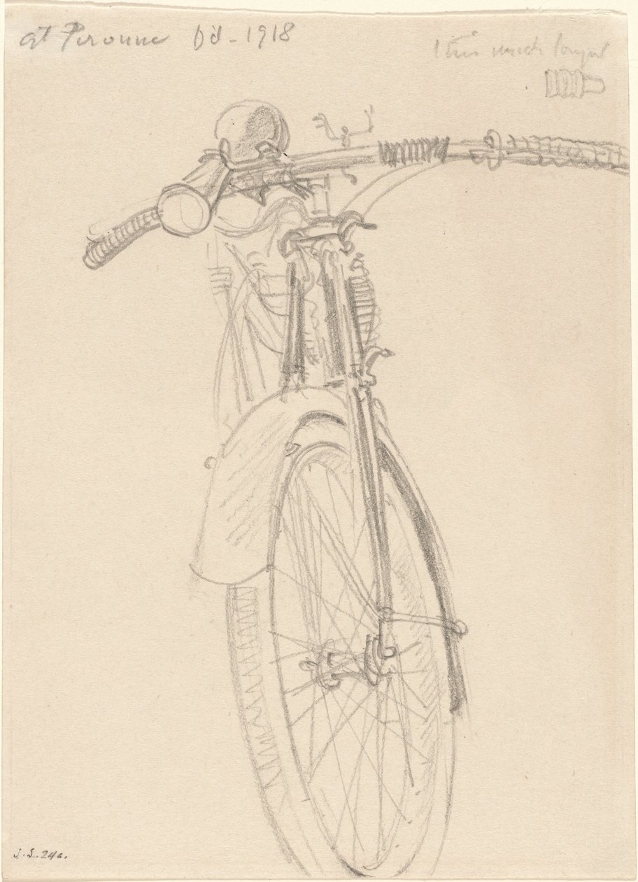 モーターサイクル、1918年 作： ジョン・シンガー・サージェント