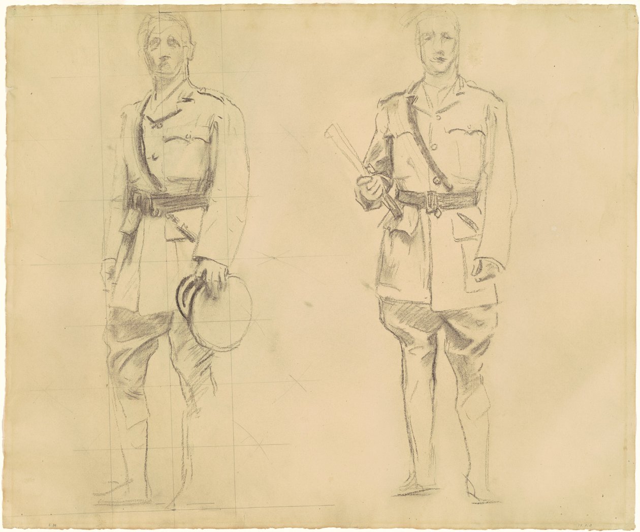 第一次世界大戦の将軍のためのプラマー将軍とヘイグ将軍の研究[直訳]、1920-1922年。 作： ジョン・シンガー・サージェント