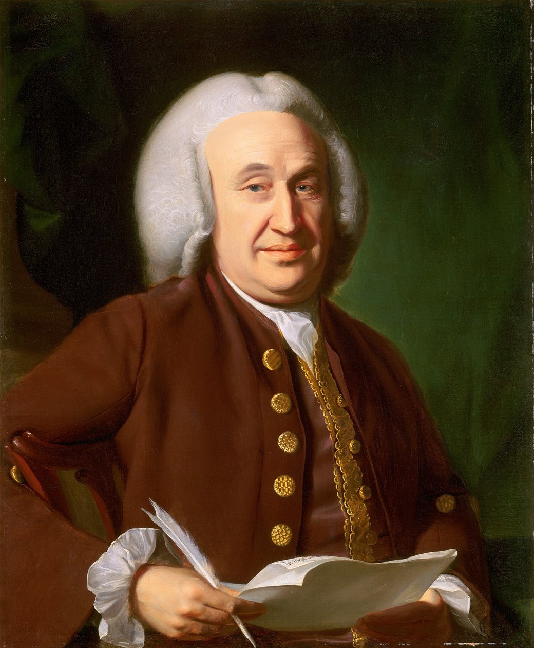ハリソン・グレイ、c。 1767年（キャンバスに油彩） 作： ジョン・シングルトン・コプリー