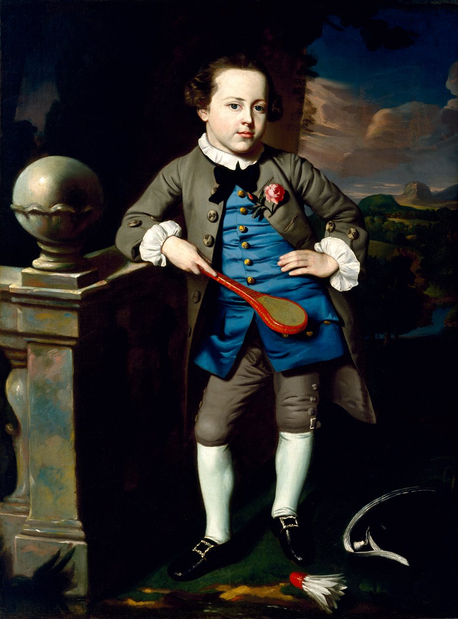 少年の肖像、c.1758-60（キャンバスに油彩） 作： ジョン・シングルトン・コプリー