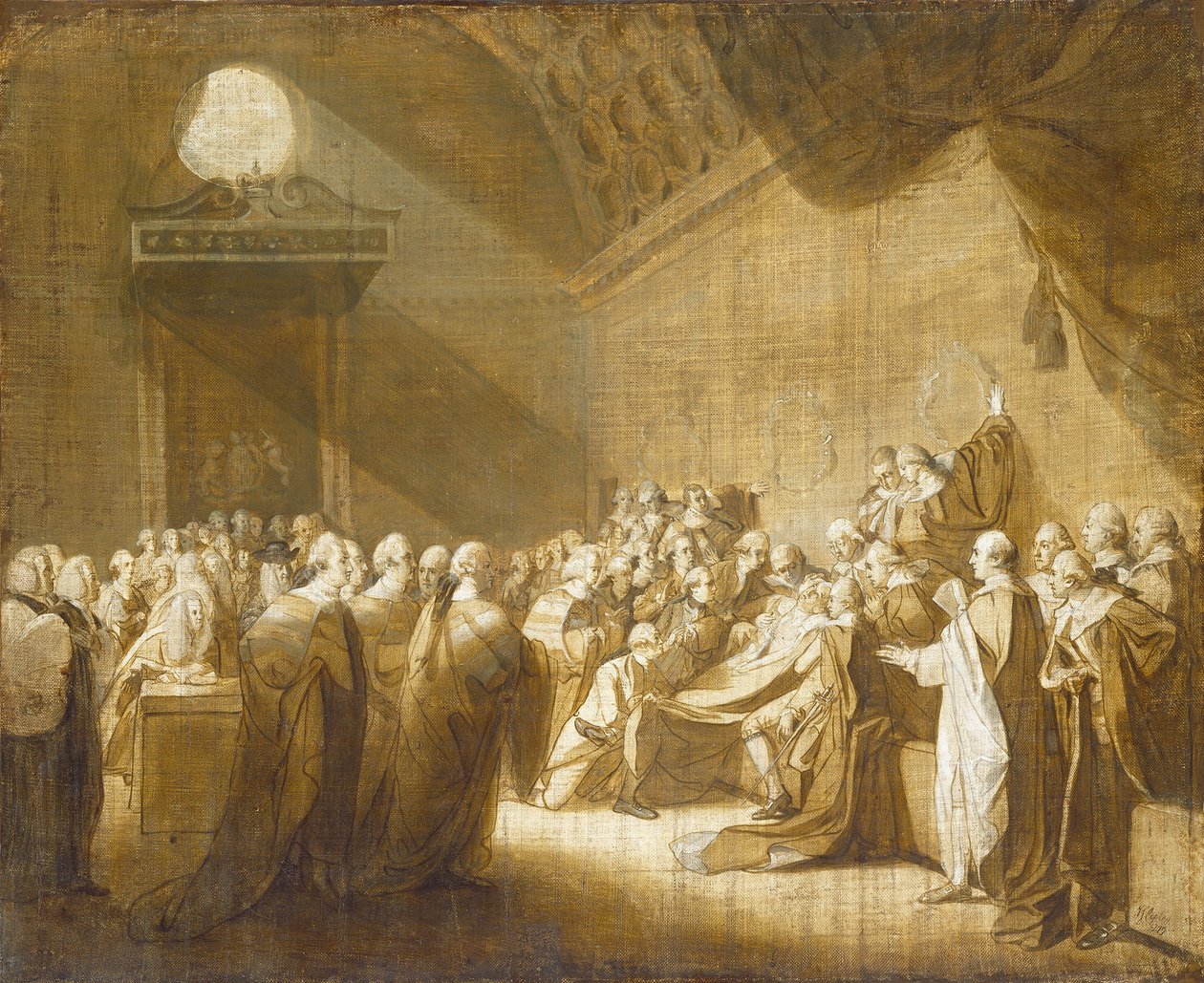 チャタム伯爵の死、1779年。 作： ジョン・シングルトン・コプリー
