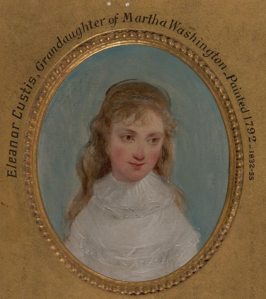 Eleanor (Nelly) Parke Custis (später Eleanor Parke Custis Lewis, 1779–1852) 作： ジョン・トランブル