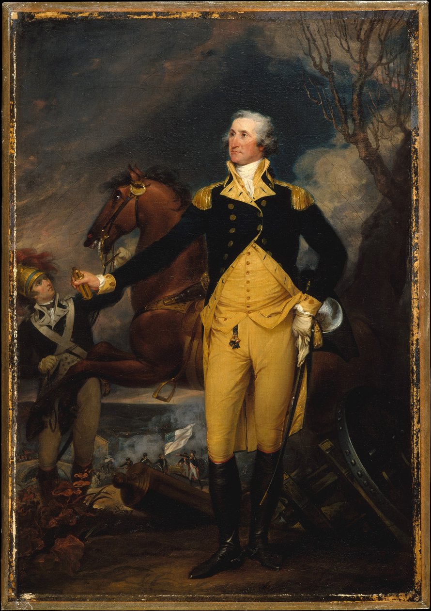 George Washington vor der Schlacht von Trenton 作： ジョン・トランブル