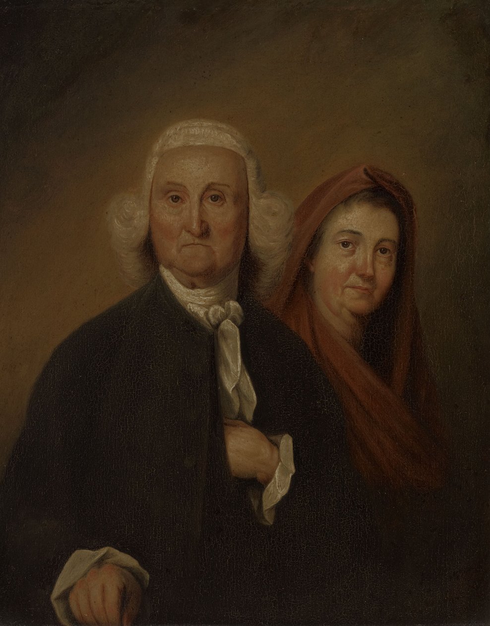 ジョナサン・トランブル・シニア知事とフェイス・ロビンソン・トランブル（1710年–1785年、法学博士号 1779年；1718年–1780年） 作： ジョン・トランブル