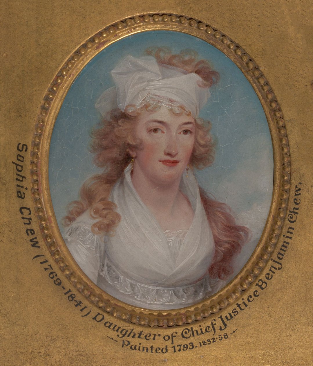 ソフィア・チュー、後のソフィア・チュー・フィリップス、1769-1841 作： ジョン・トランブル