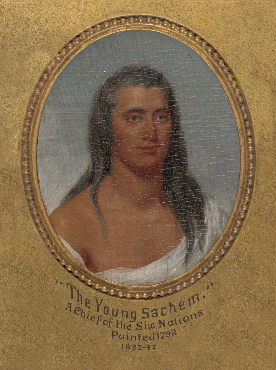 Der junge Sachem, ein Häuptling der Sechs Nationen 作： ジョン・トランブル